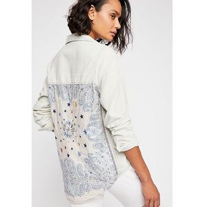 Free People Bandana Bandit Paisley Blouse